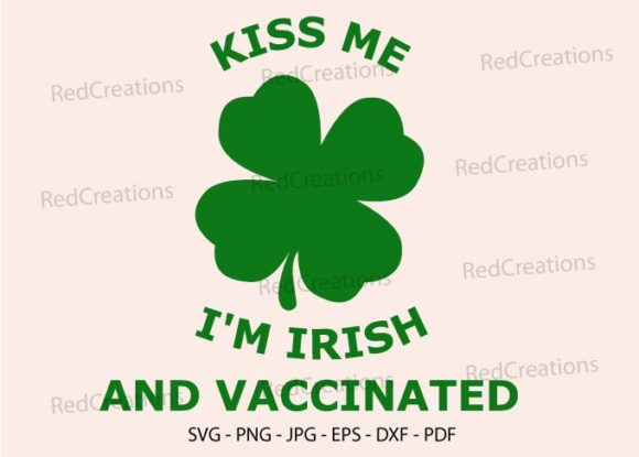 Kiss Me I'm Irish Graphics for Crafts