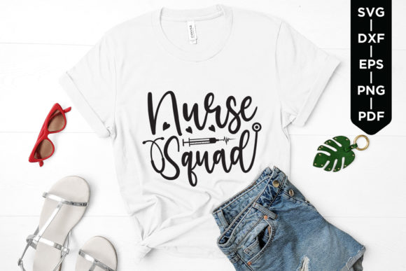 Nurse Squad SVG: Graphics for Crafts & Branding