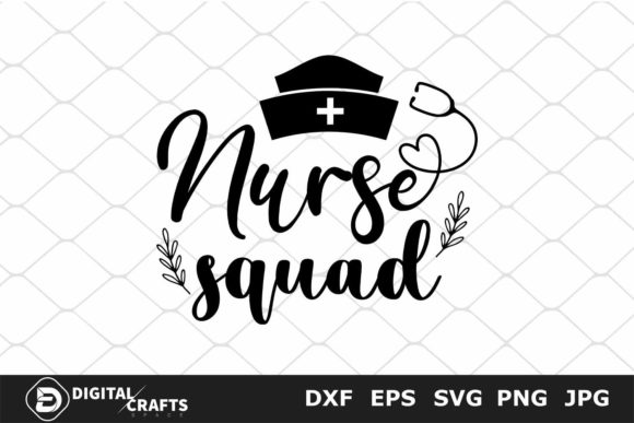 Nurse Squad SVG: Graphics for Crafts & Web