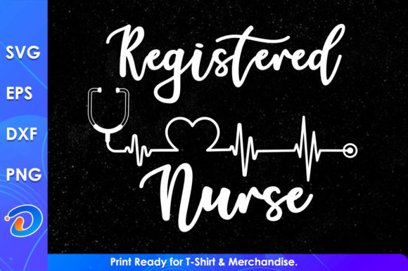Registered Nurse Svg Cricut Files for Crafts and Graphics