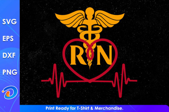 Rn Nurse Svg Cutting Files for Crafts & Graphics